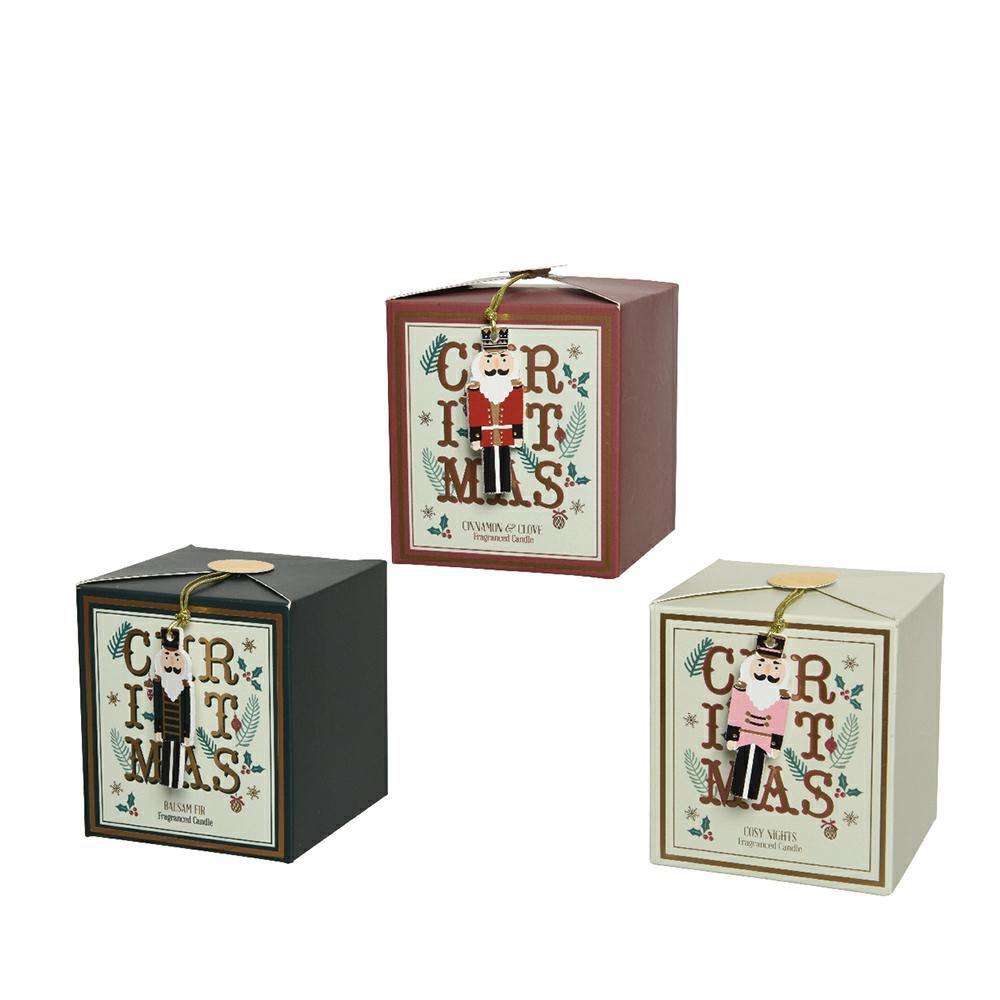 SET 3 CANDELE -CHRISTMAS- D.8 CM H.9 CM VERDE/ROSSO/BIANCO SET 3 CANDELE -CHRISTMAS- D.8 CM H.9 CM VERDE/ROSSO/BIANCO