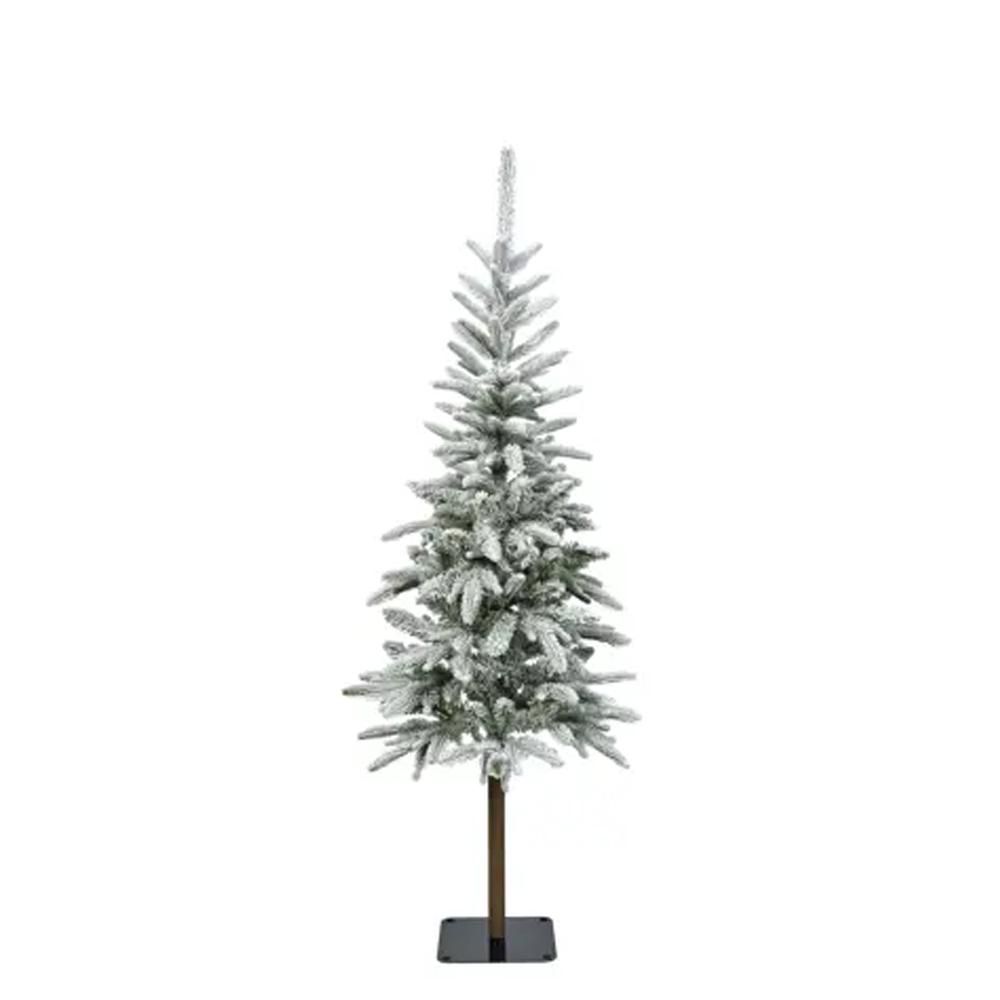 ALBERO NATALE SLIM -ALBACH- H.180 D.70 CM INNEVATO