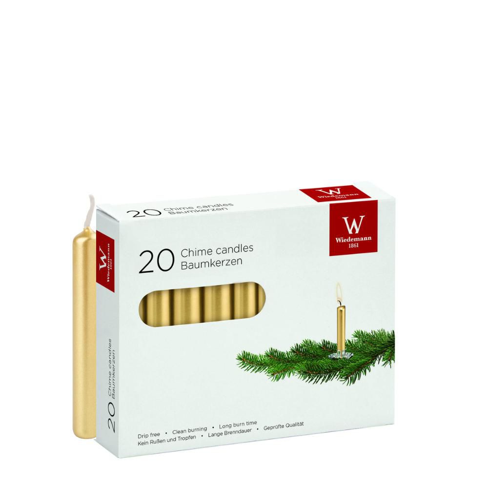 CANDELA CONICA D.12,8 CM H.9.6 CM 96/12,8 CONF.PZ 20 ORO