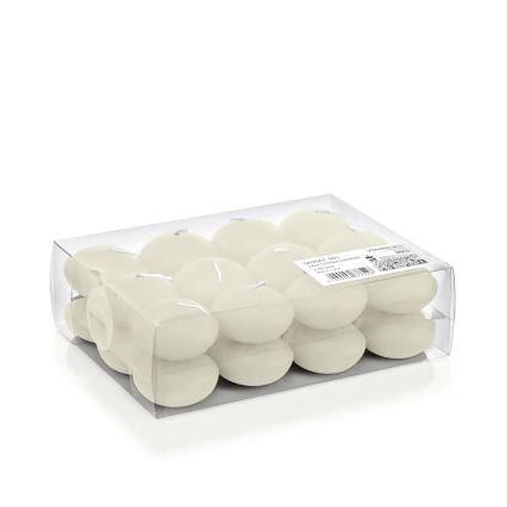 CANDELA GALLEGGIANTE D.4,6 CM CONF.PZ.24 AVORIO