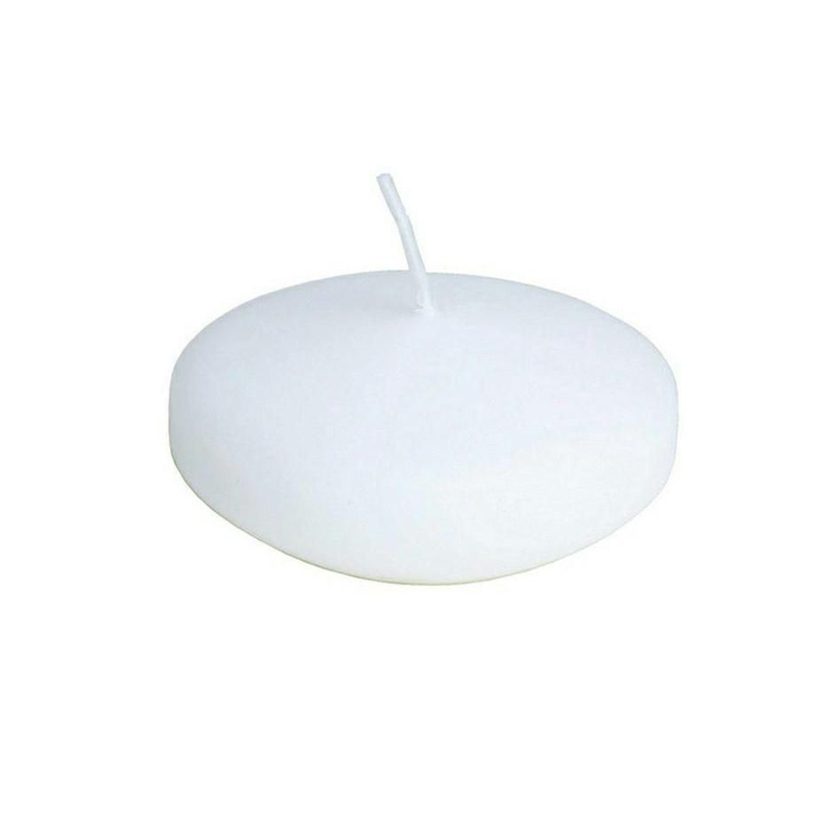 CANDELA GALLEGGIANTE D.8 CM CONF.PZ.8 BIANCO