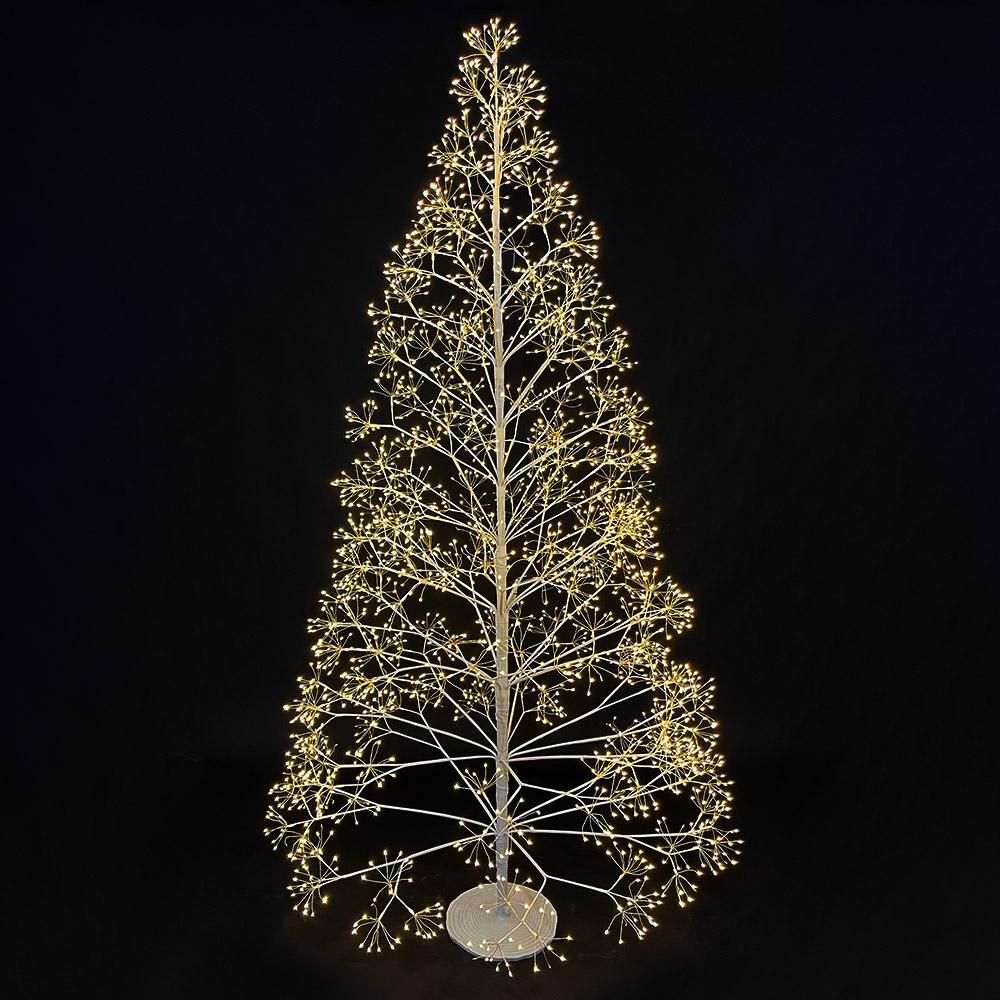 ALBERO 3000 MICROLED H.210 CM LUCE CALDA – BIANCO