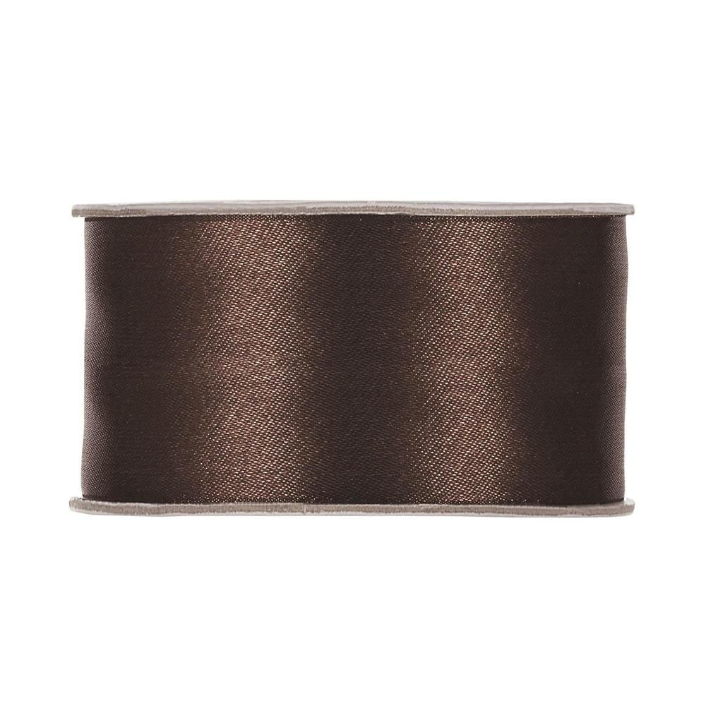 NASTRO DOPPIO RASO 40MM25MT MARRONE SCURO