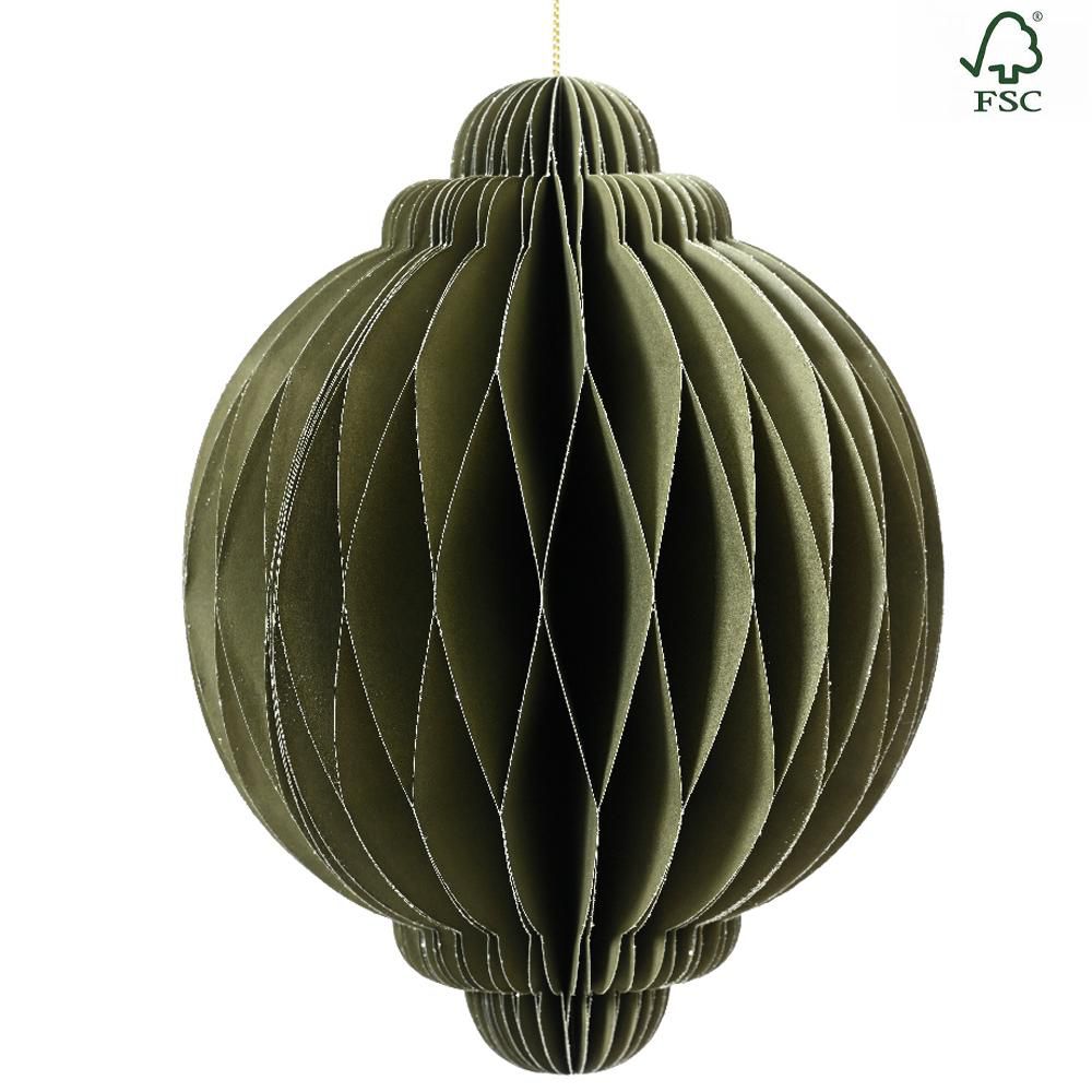SFERA CARTA D/APP. D.30CM H.40 CM VERDE