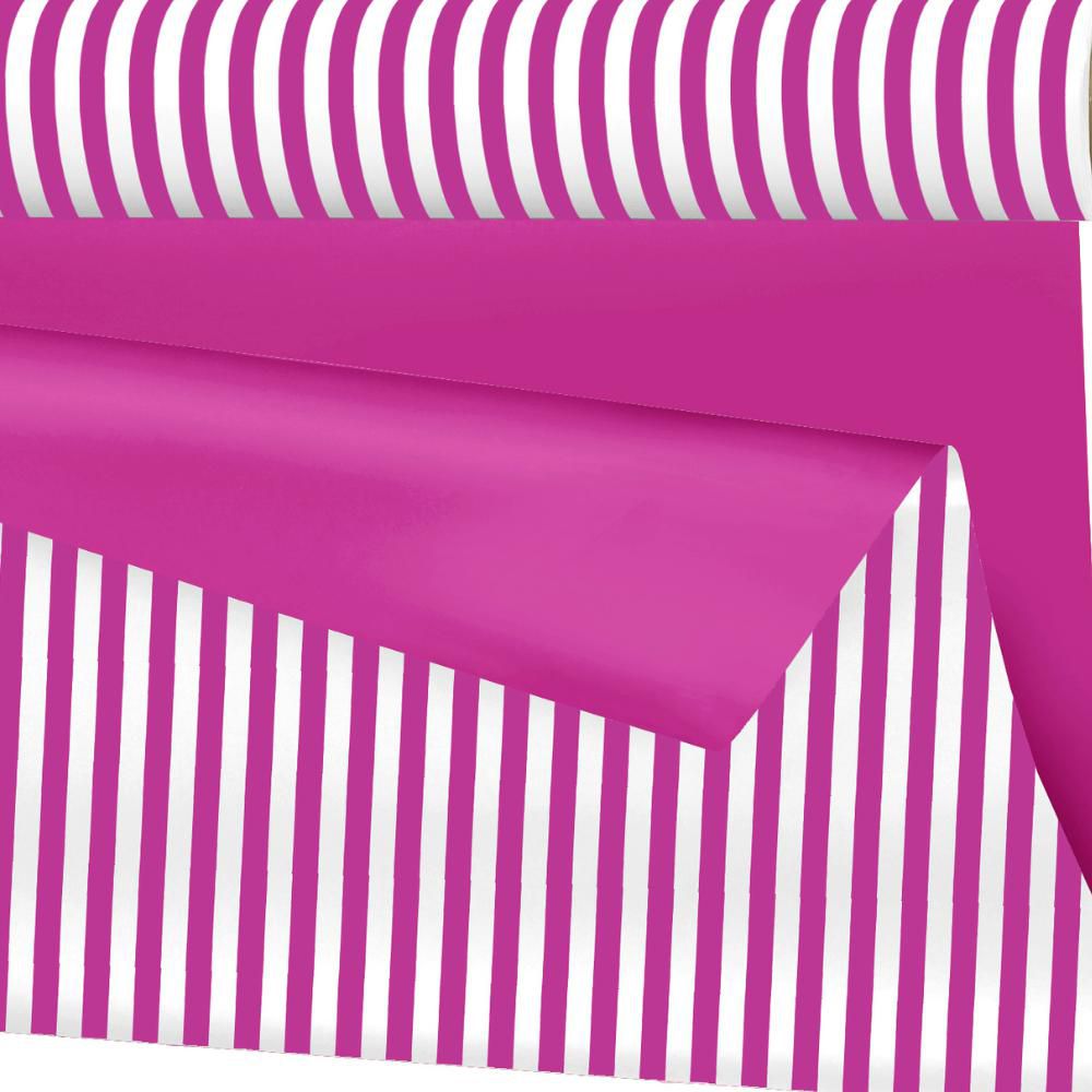 BOBINA PPL DUOMAT CM. 99X25 MT. -LIGN- FUCSIA/BIANCO