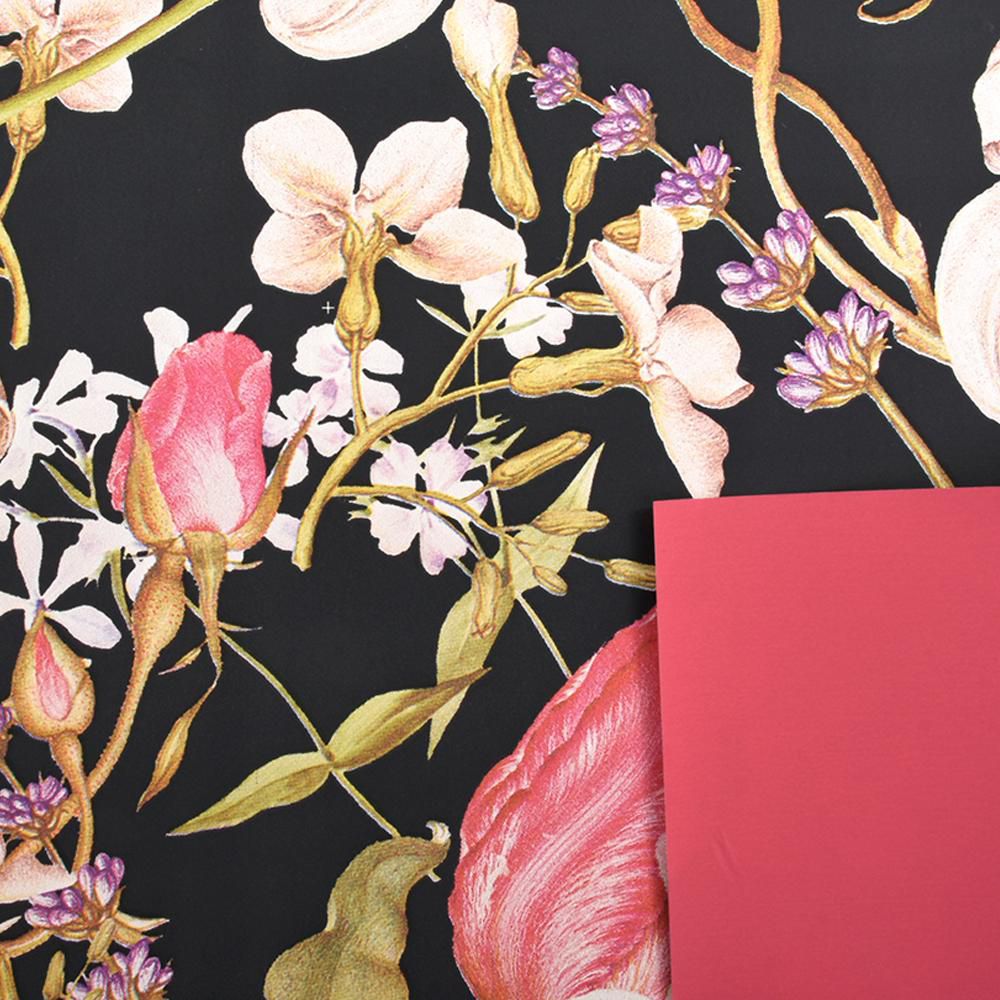 BOBINA PPL C/LILIUM 1X25 MT -EXOTICA- NERO/FUCSIA