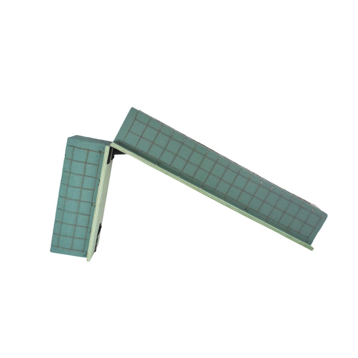 TABLE FLEX C/SPUGNA 69X11X8 CM -45,5X8X7,5 E 23X8X7,5- VERDE