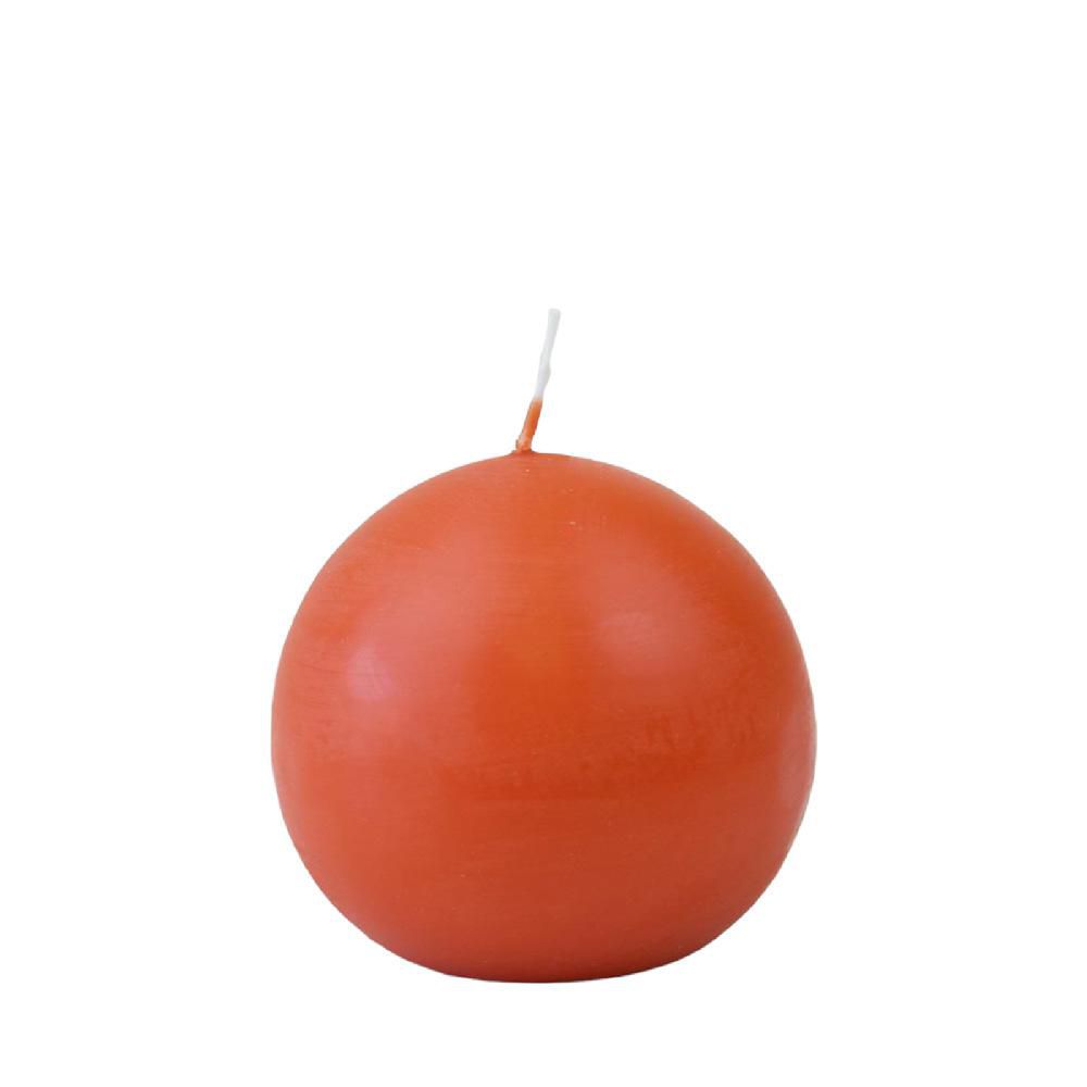 CANDELA SFERA D.10 CM CONF.PZ.4 TERRA