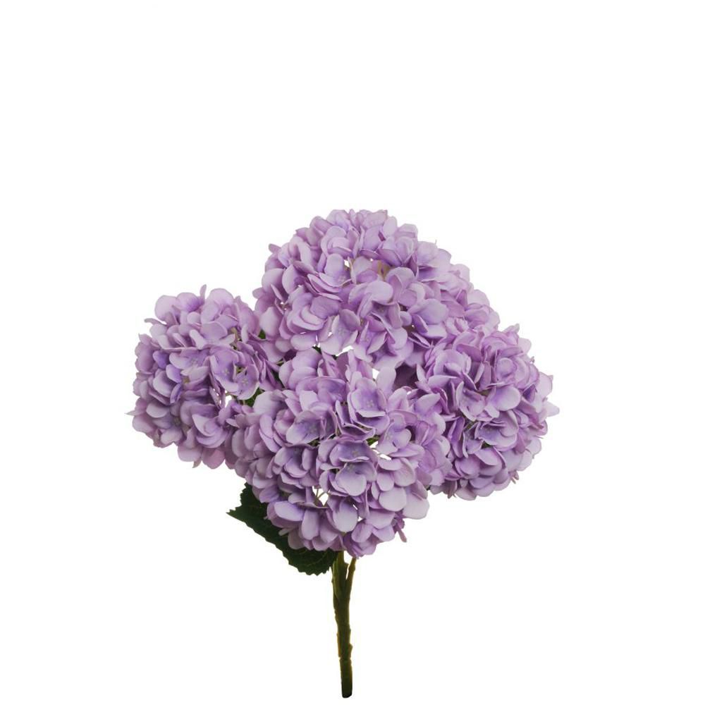 HYDRANGEA BOUQUET 5X CM.50 -JULIET- MALVA