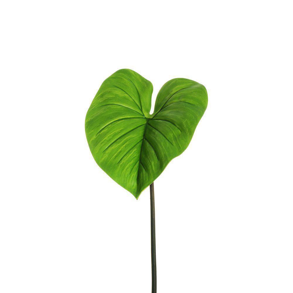 ALOCASIA FOGLIA REAL TOUCH MEDIUM 32X38 CM CM.76 VERDE