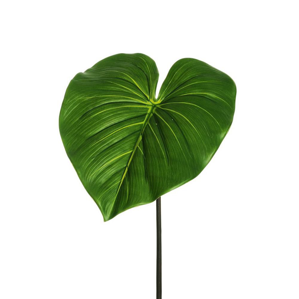 ALOCASIA FOGLIA REAL TOUCH BIG 42X50 CM CM.76 VERDE