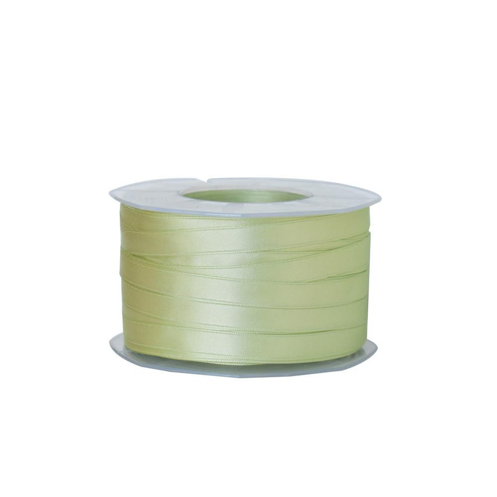 NASTRO DOPPIO RASO 10MM100MT H.Q. VERDE MELA