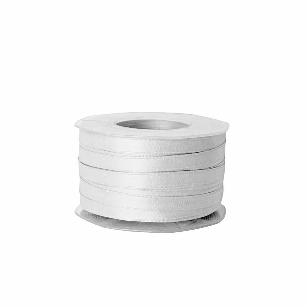 NASTRO DOPPIO RASO 10MM100MT H.Q. BIANCO