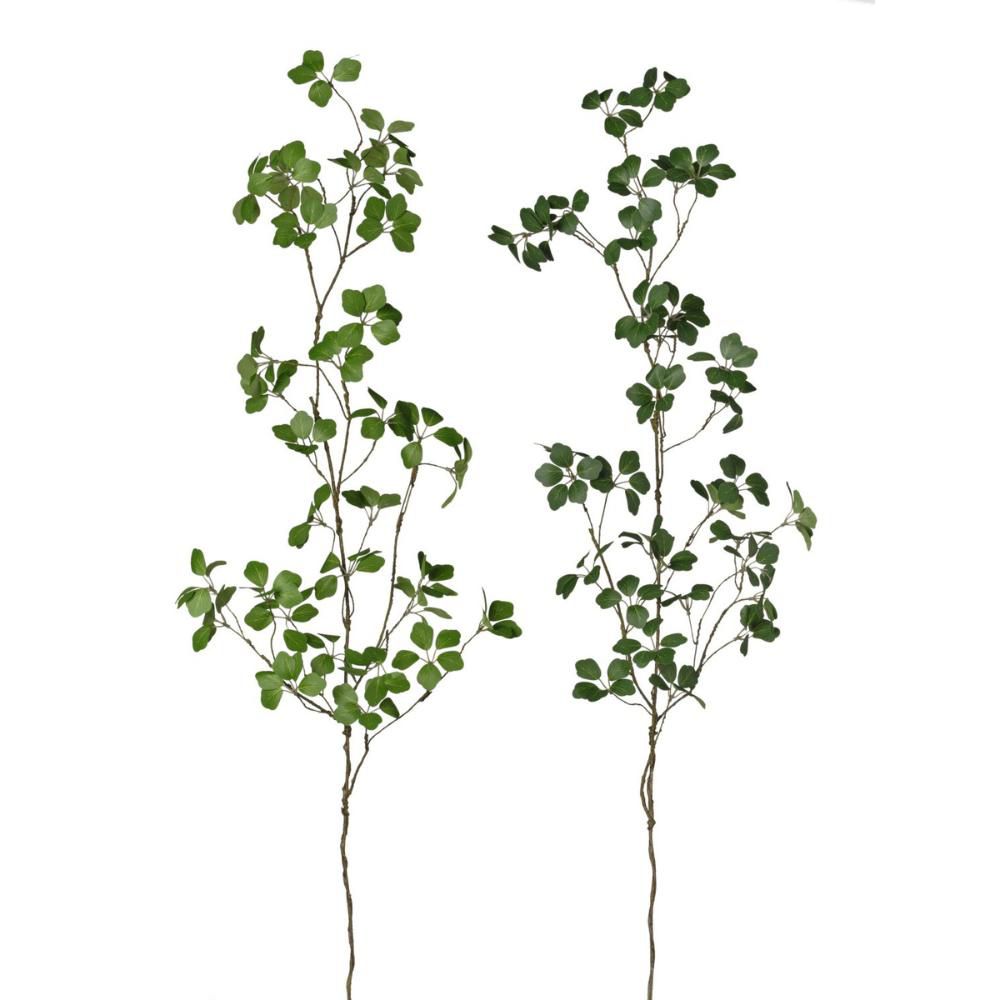 SET 2 TRIFOGLI RAMO CM.110 VERDE CHIARO/VERDE SCURO