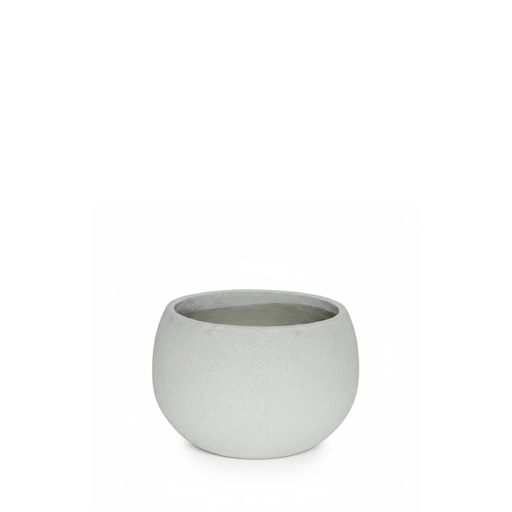 VASO TONDO CEMENTO D.40CM H.30 CM (L) GRIGIO VASO TONDO CEMENTO D.40CM H.30 CM (L) GRIGIO