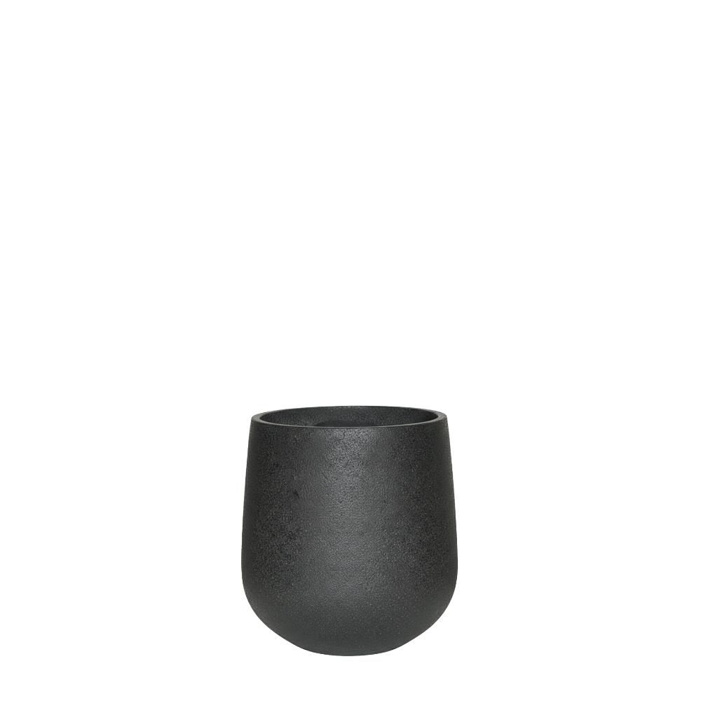VASO TONDO CEMENTO D.36CM H.42 CM (M) NERO VASO TONDO CEMENTO D.36CM H.42 CM (M) NERO