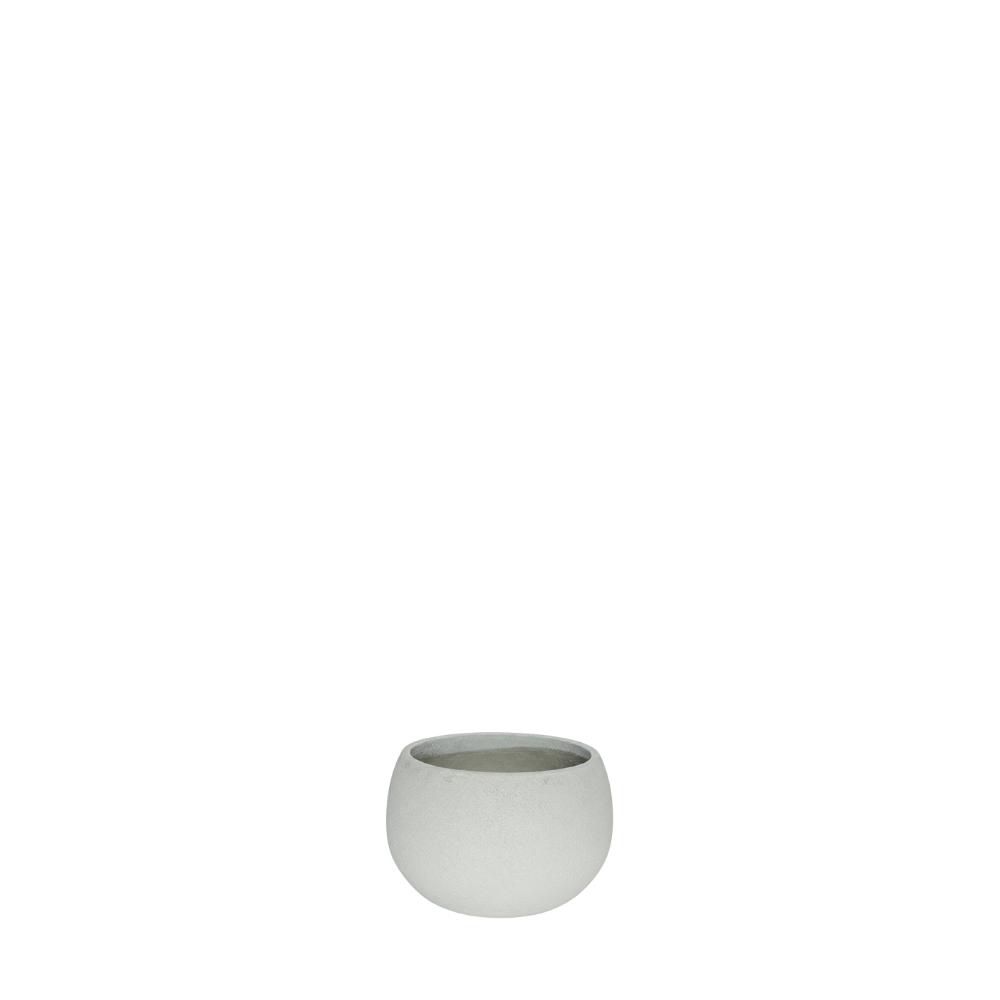 VASO TONDO CEMENTO D.20CM H.16 CM (S) GRIGIO