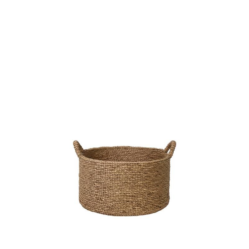 CESTO NATURALE C/MANICID.45 CM H.25 CM (M) NATURALE
