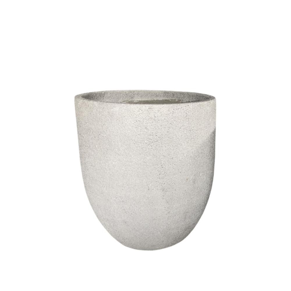 VASO TONDO CEMENTO D.54CM H.60 CM (L) GRIGIO