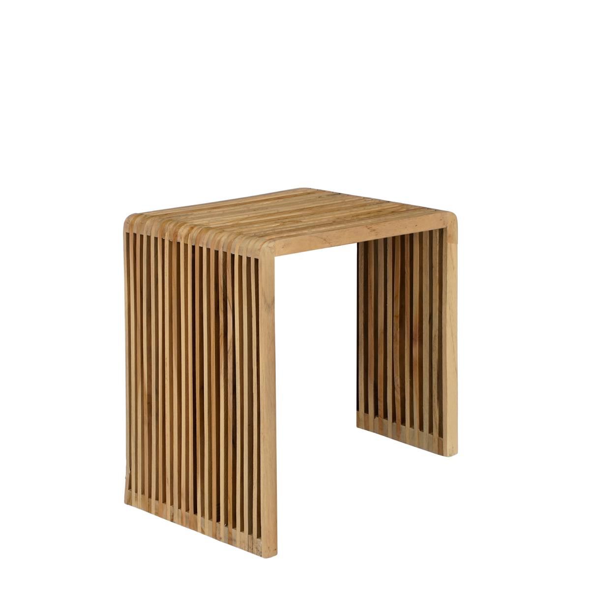 TAVOLO LEGNO 25X34 CM H.40 CM -YONKER- NATURALE