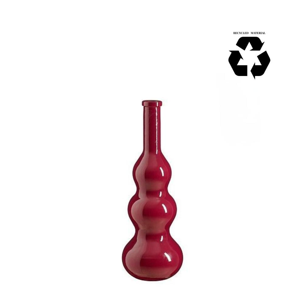 VASO VETRO RICICLATO D.33 CM H.100 CM -BENITO- FUCSIA