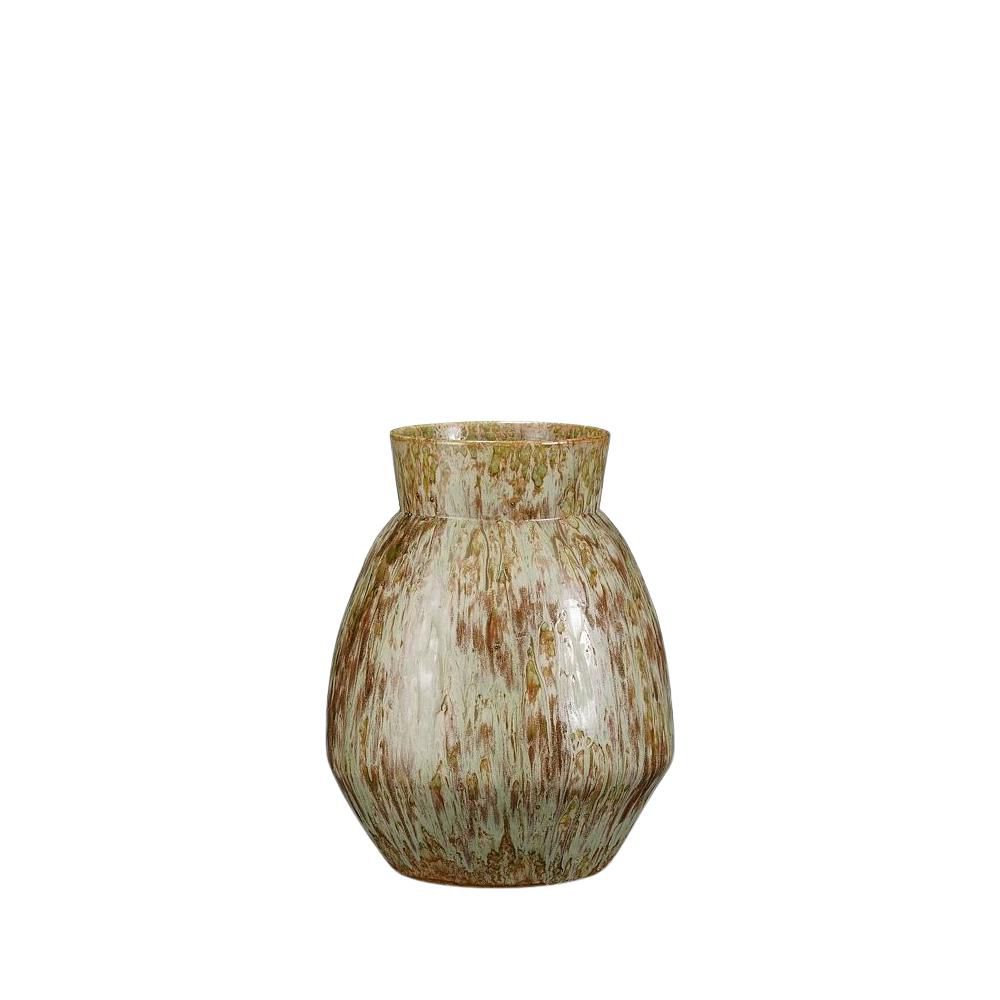 VASO CERAMICA TONDO D.38 CM H.50 CM -HARRIS- TAUPE
