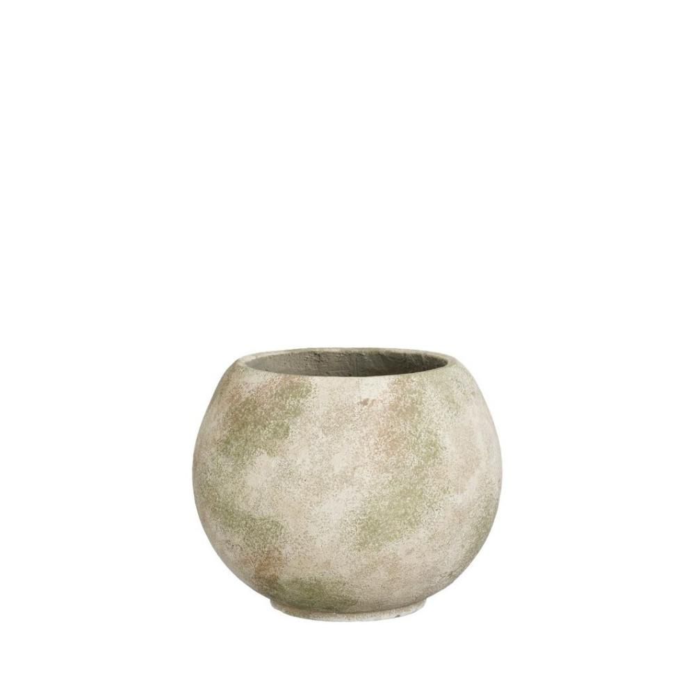 VASO CERAMICA TONDO D.31,5 CM H.24,5 CM -TOMMY- VERDE