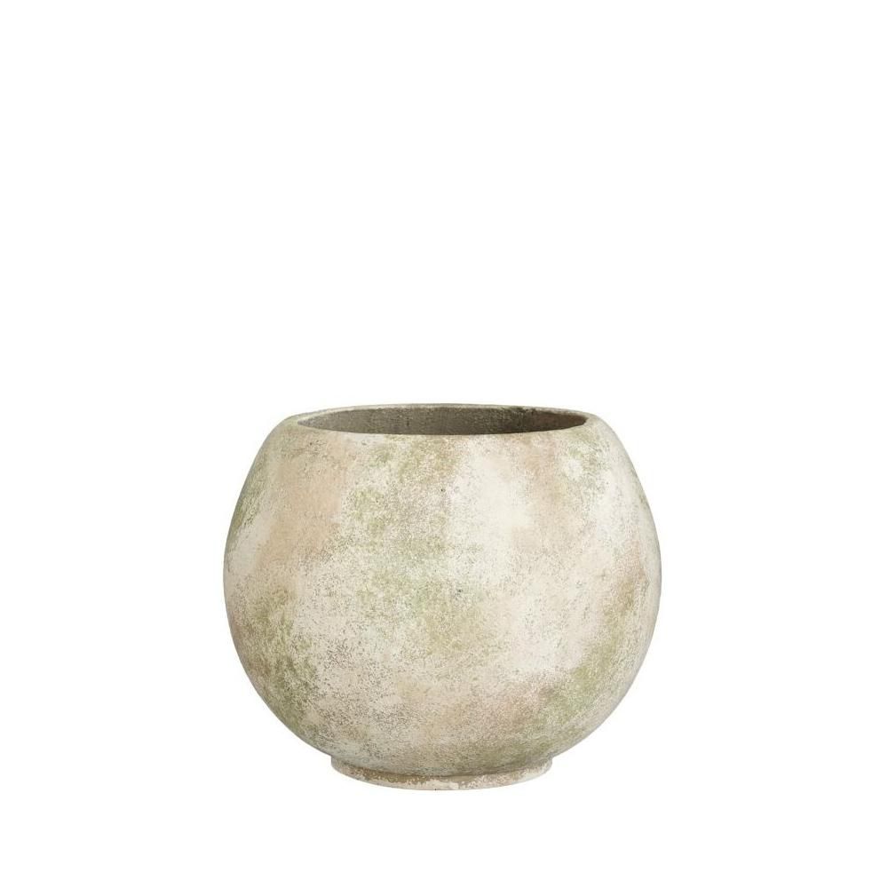 VASO CERAMICA TONDO D.37 CM H.29,5 CM -TOMMY- VERDE