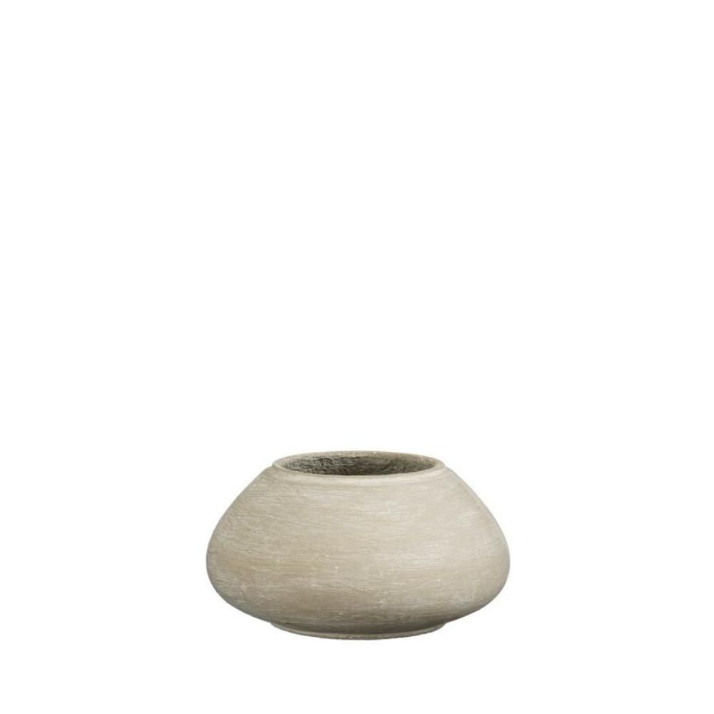 VASO CERAMICA TONDO D.41 CM H.21,5 CM -ARES- GRIGIO VASO CERAMICA TONDO D.41 CM H.21,5 CM -ARES- GRIGIO