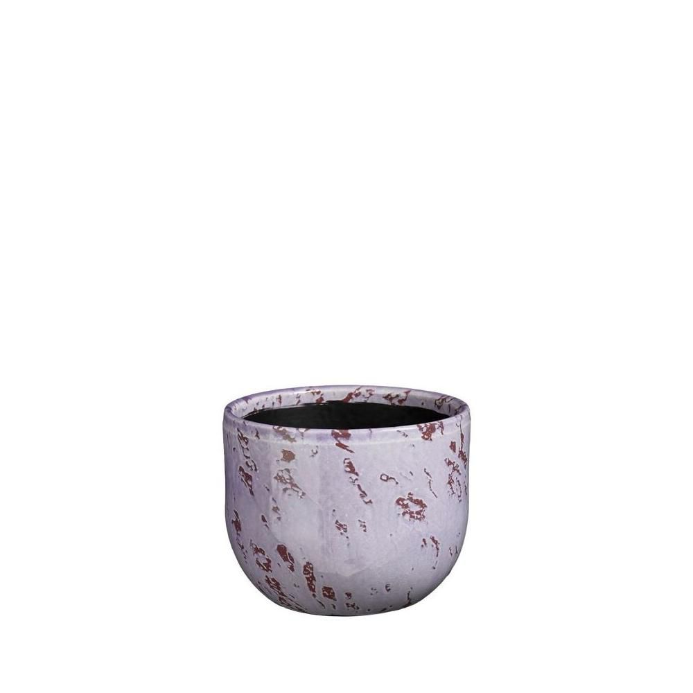 VASO CERAMICA TONDO D.16 CM H.14 CM -SANDRO- LILLA