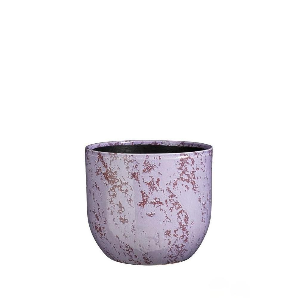 VASO CERAMICA TONDO D.29 CM H.25 CM -SANDRO- LILLA