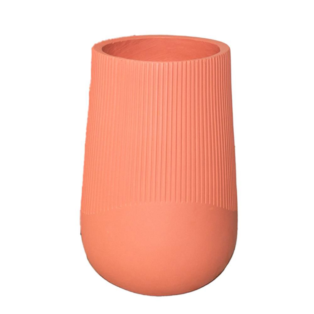 VASO FIBER CLAY D.28 CMH.43 CM ARANCIONE