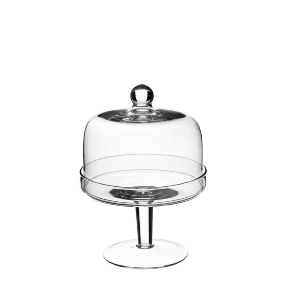 ALZATA VETRO C/CALOTTA D.16,5 H.23 CM