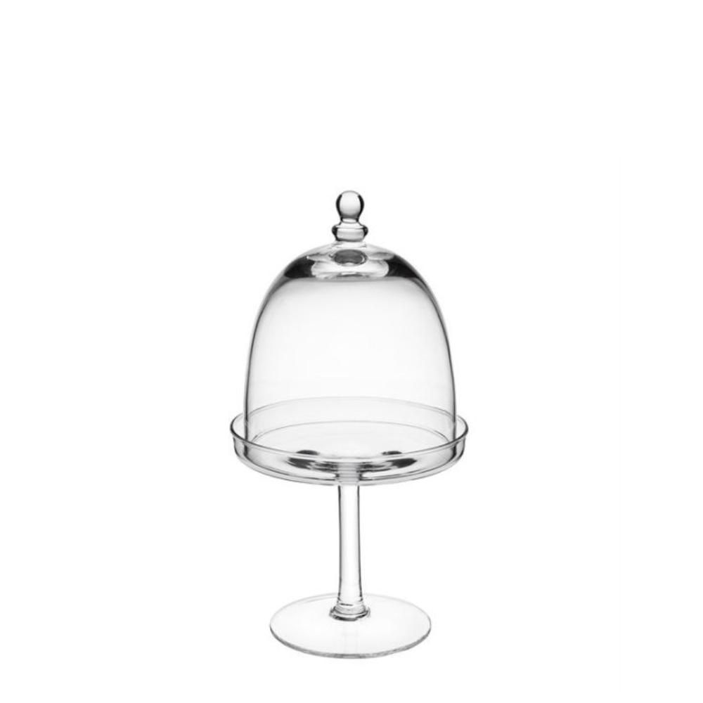 ALZATA VETRO C/CALOTTA D.15 H.28 CM