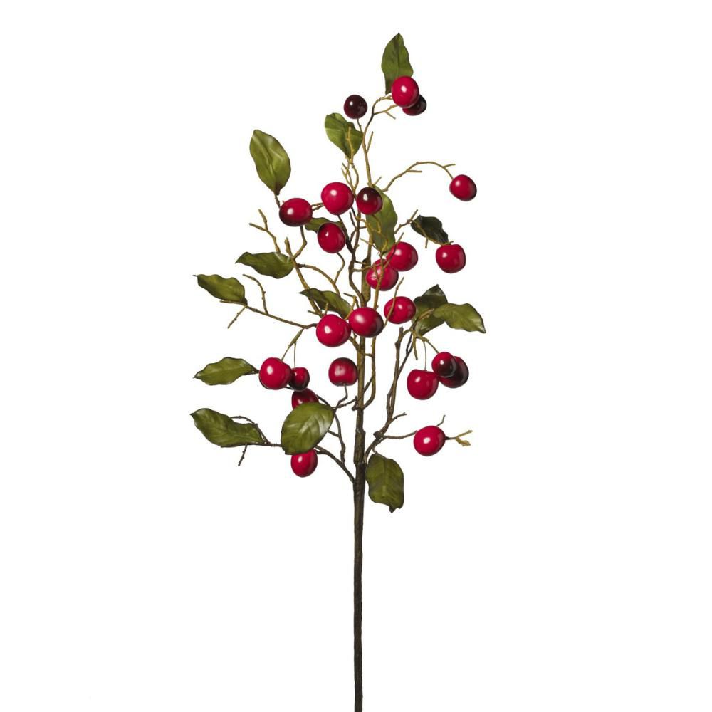 CILIEGIE RAMO CM.90 ROSSO/VERDE