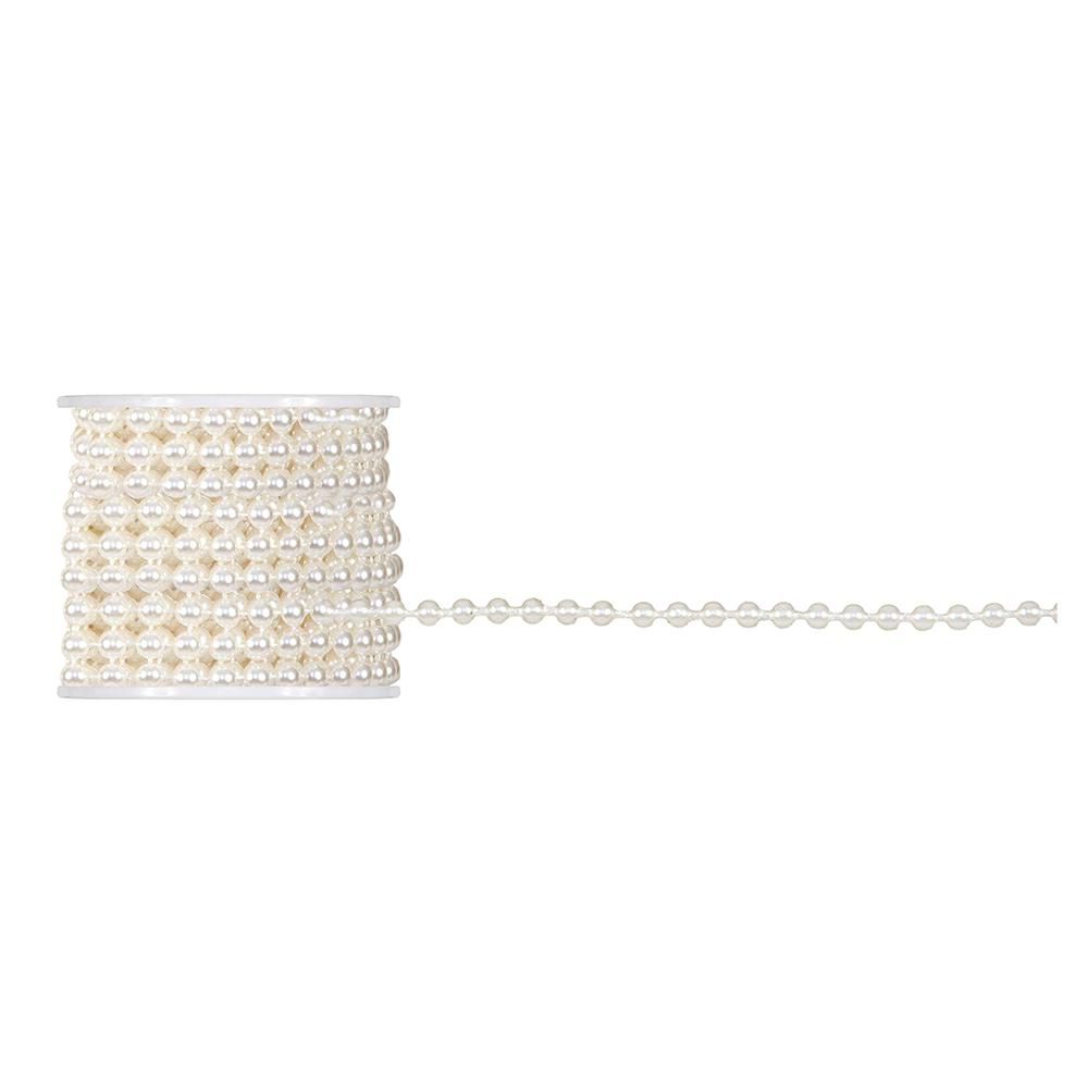 FILO PERLE MM6 5MT BIANCO
