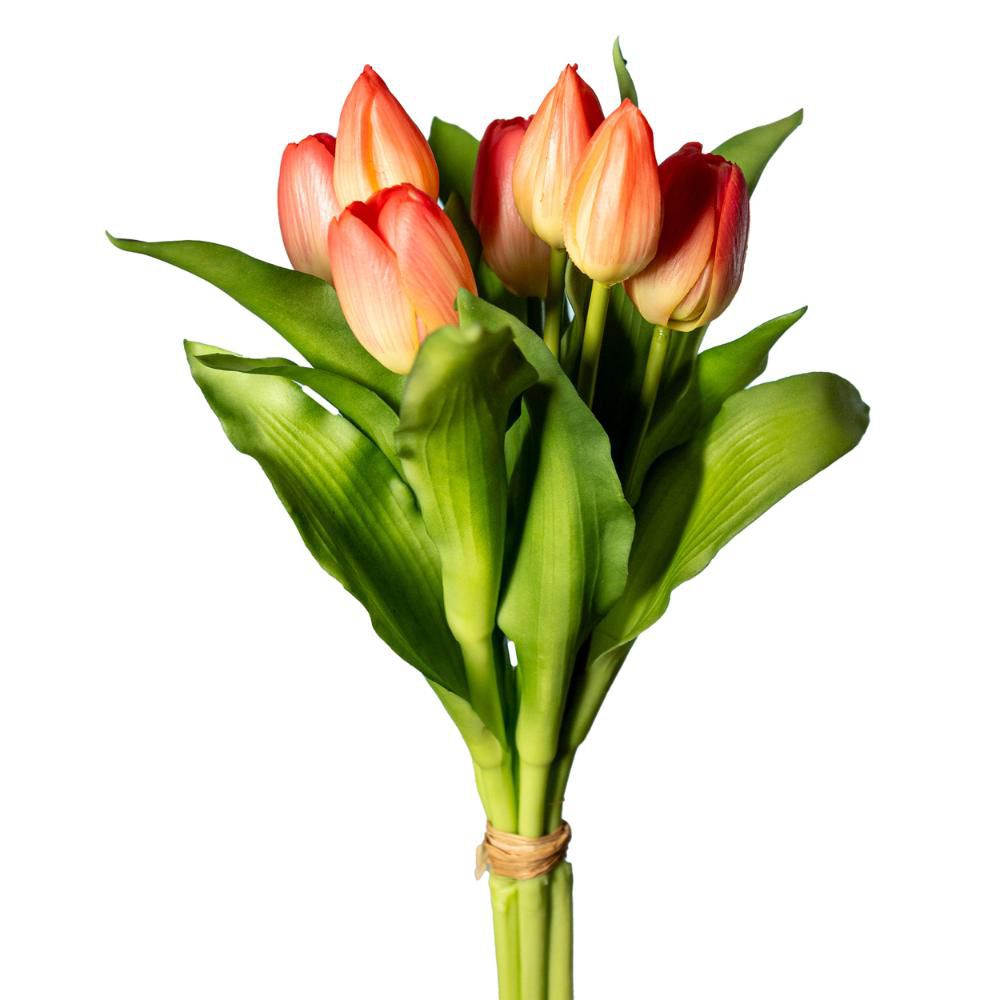 TULIPANO BOUQUET REAL TOUCH 4F 3B CM.30 PESCA