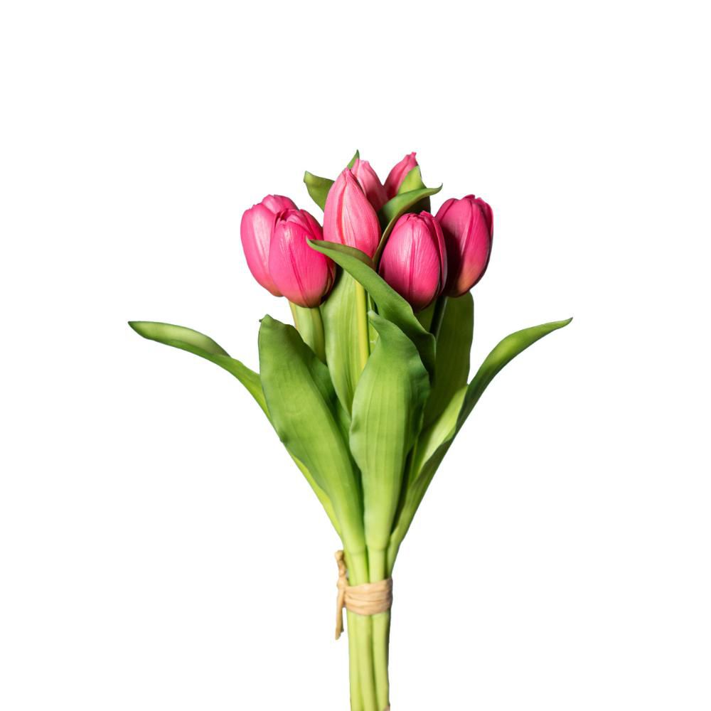 TULIPANO BOUQUET REAL TOUCH 4F 3B CM.30 BEAUTY