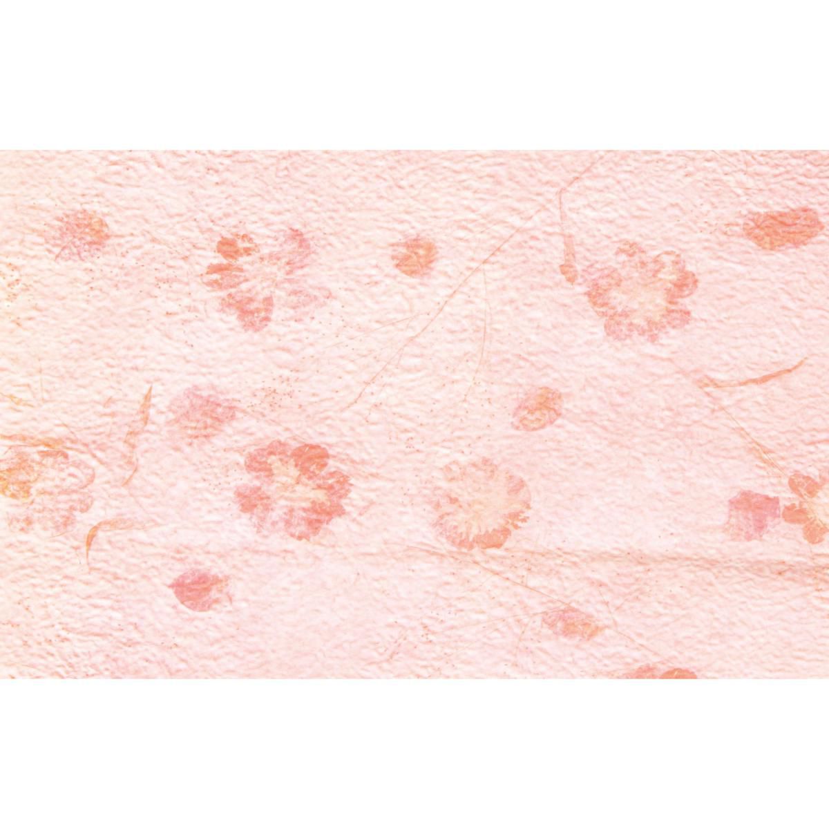 SET 10 SPEZZONI CARTA GROFFATA CM 50X50 -FLOWER PAPER- ROSA