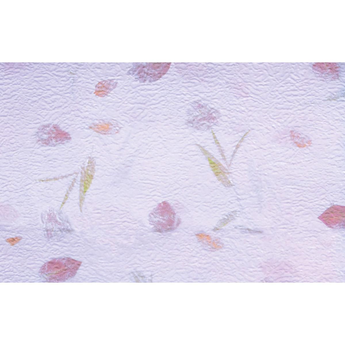 SET 10 SPEZZONI CARTA GROFFATA CM 50X50 -FLOWER PAPER- LAVANDA