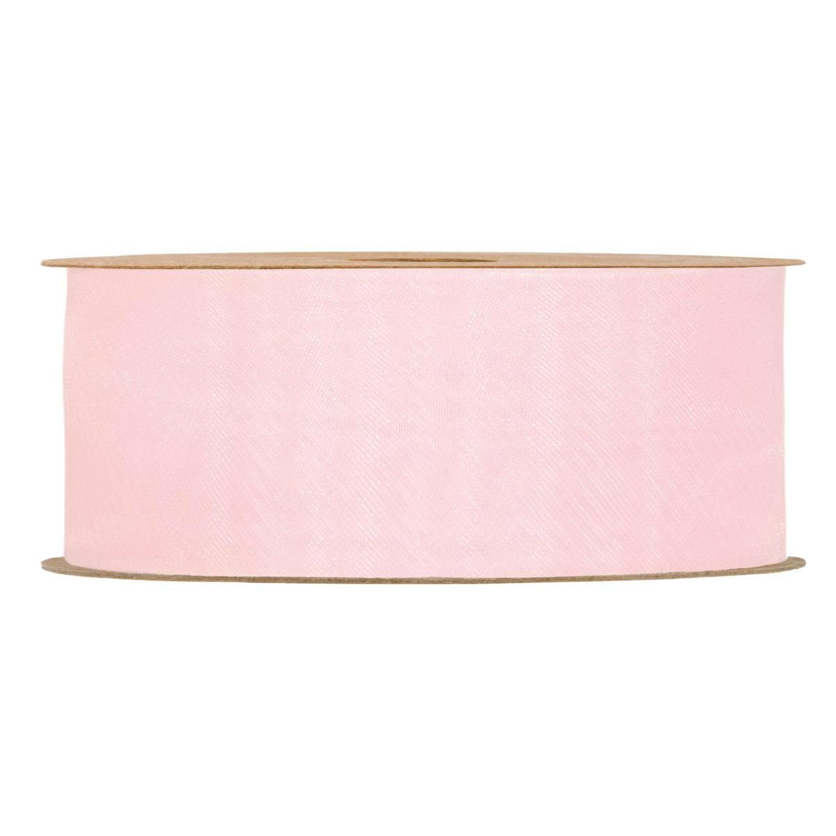 NASTRO ORGANZA MATT 40MM 20MT ROSA