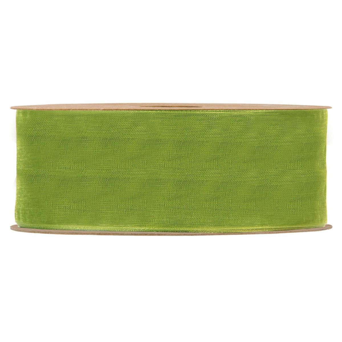 NASTRO ORGANZA MATT 40MM 20MT VERDE OLIVA