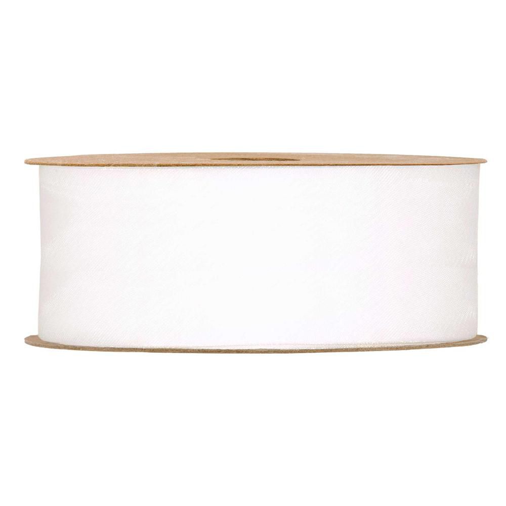 NASTRO ORGANZA MATT 40MM 20MT AVORIO