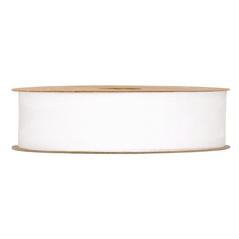 NASTRO ORGANZA MATT 25MM 20MT AVORIO