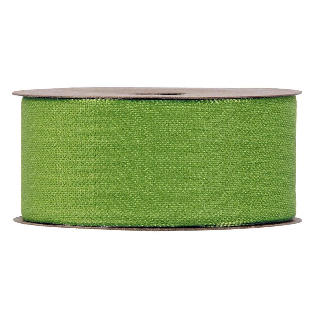 NASTRO EFFETTO CASHMERE40MM 20MT VERDE OLIVA