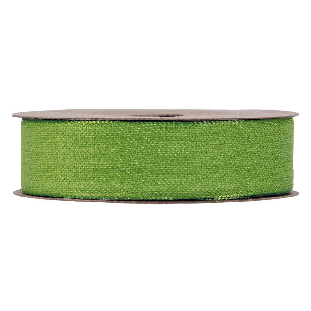 NASTRO EFFETTO CASHMERE25MM 20MT VERDE OLIVA