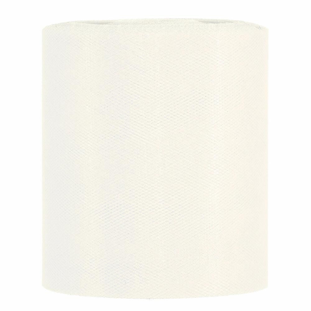TULLE H.12,5 CM 100 MT BIANCO