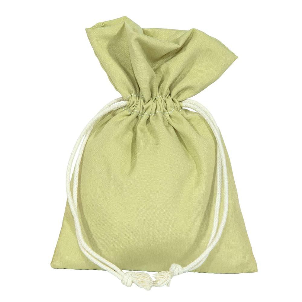 SACCHETTO POLY SATINATOPZ.10 10X14 CM -ANNA- VERDE