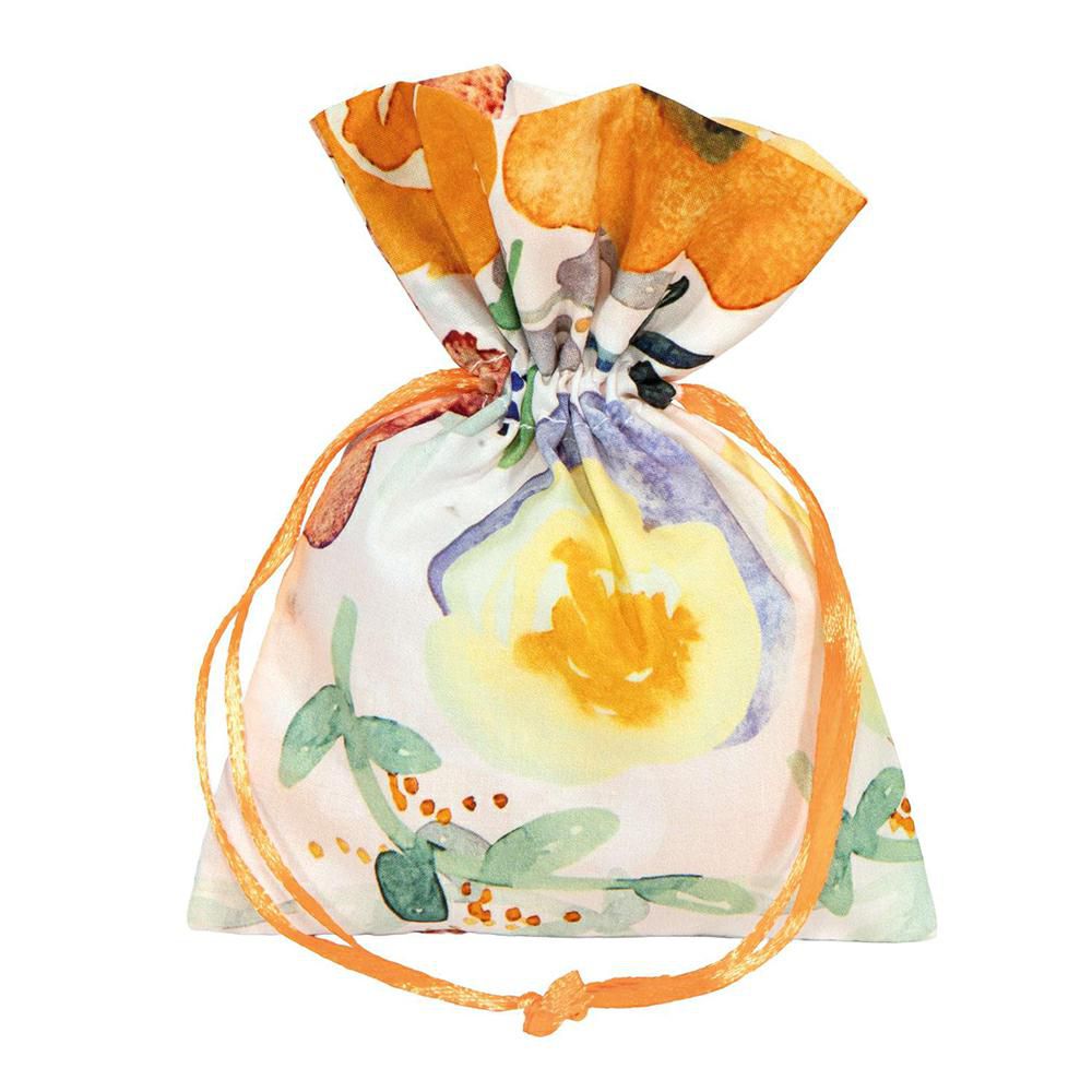 SACCHETTO TESSUTO FLOREALE PZ.10 10X14CM-ACQUERELLO- MULTICOLOR