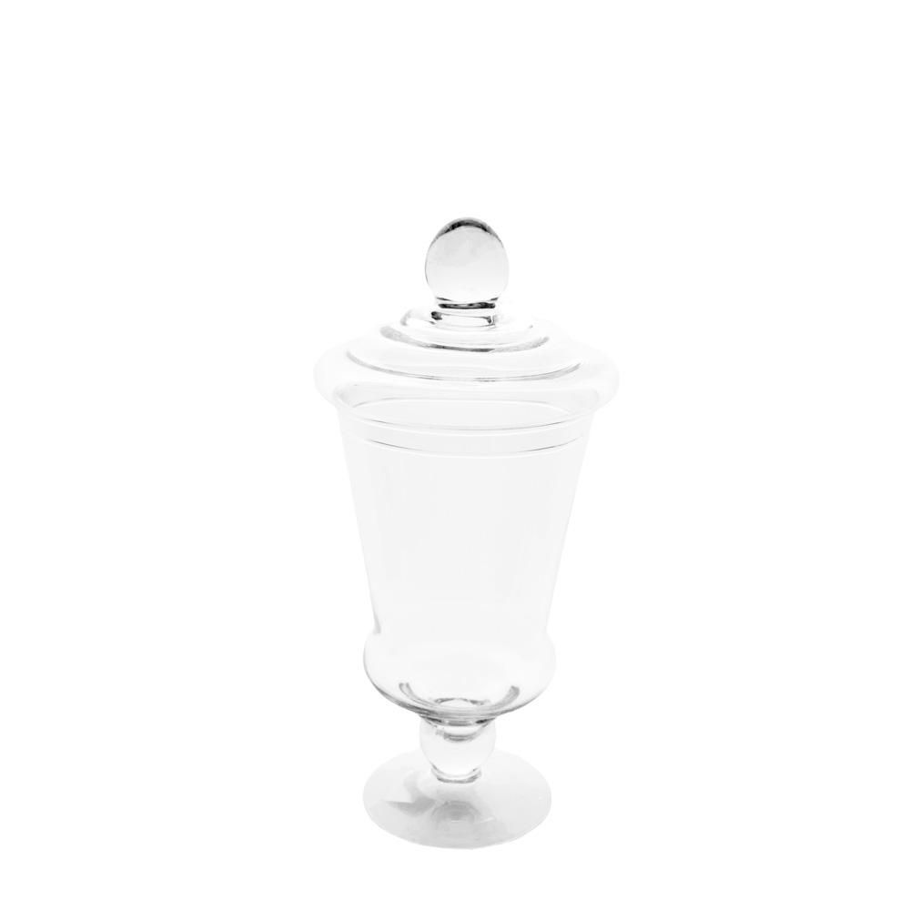 CONFETTIERA VETRO D.18 H.35 CM TRASPARENTE